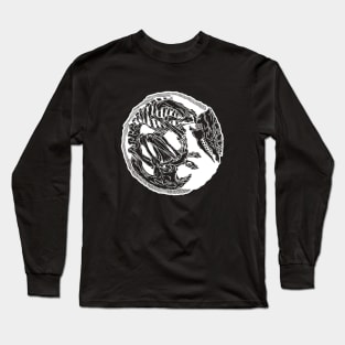 Armadillo Fossil x Inktober 22 Long Sleeve T-Shirt